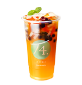 Passion Fruit Tea with Jelly & Pearl
